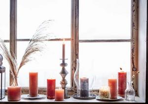 Blockljus Röd (10x15cm) Cote Nord - Affari