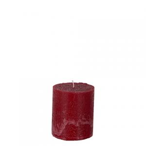 Blockljus Röd (7x7,5cm) Cote Nord - Affari