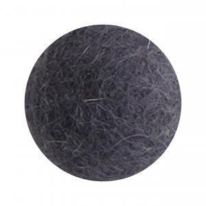 Blågrå blomma i tovad ull, stor (18320) - Én Gry & Sif