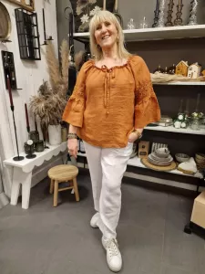 Linnebyxa Vit, Lene - Soulful Fashion