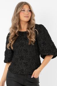 Blus Svart, Belora - Capri Collection