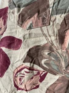 Magisk byxa, Beige storblommig i brunt och vinrött, Box - Reunion