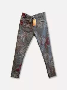 Magisk byxa, Storblommig Grå, Box - Reunion