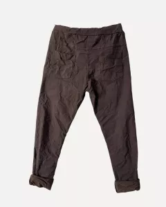 Byxa i stretch, Brun, Box - Reunion Home