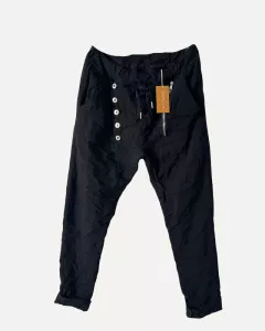 Byxa i stretch, Svart Milano, Box X-tra - Reunion Home