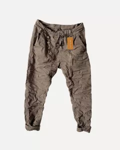 Byxa i stretch, Taupe, Box X-tra - Reunion Home