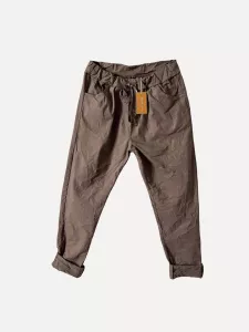 Byxa i stretch, Taupe, Box - Reunion Home