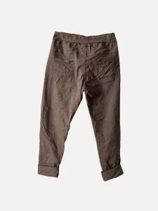 Byxa i stretch, Taupe, Box - Reunion Home