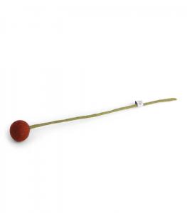 Bränd orange blomma i tovad ull, stor (18120) - Én Gry & Sif