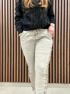 Byxa med spetsrevär, Beige, Susi - Gemini      2:A SORT.