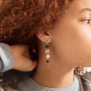 Örhängen Sense, Guldpläterad - Pilgrim