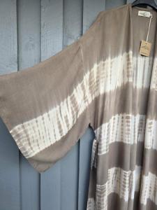 Kimono, Tie Dye Taupe / Creme, Mora - Coconut Milk