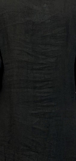 Linneklänning med resår i halsen, Svart (Disa) - Mix by Heart LEV APRIL