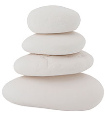 Doftstenar Pebbles - Champagne (Vita)