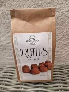 Chokladtryfflar Naturell, Brun påse, 100 g - Gooslander