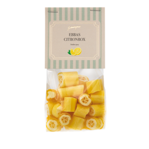 Ellens citronrox - Konfektyrfabriken      KOMMER SNART!