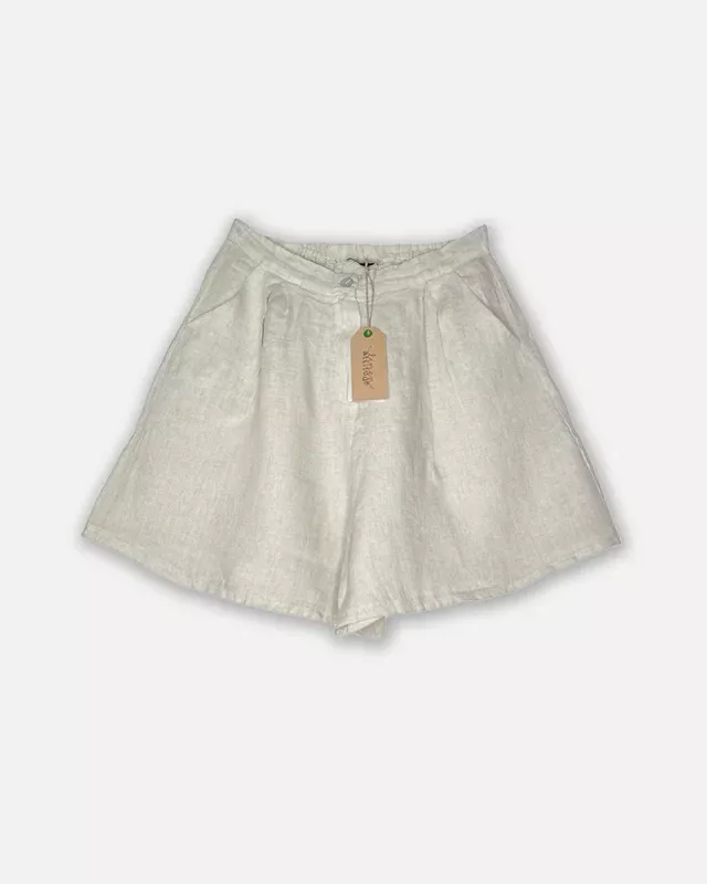 Linneshorts Beige, Emla - Linen Attitude (Reunion) (1 = M/L)