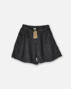 Linneshorts Mörkgrå, Emla - Linen Attitude (Reunion)