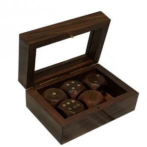 Dice box - Club Room i träask