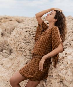 Klänning / Tunika, Iki Brun Brons - Coconut Milk