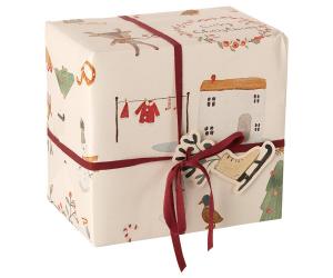 GIFTWRAP, COSY CHRISTMAS 10 M - OFF WHITE - Maileg