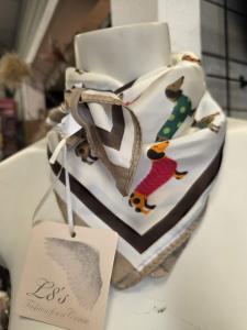 Scarf Tax, Taupe kant - Soulful Fashion