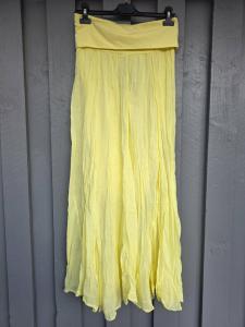 Kjol med mudd, Gul Sassa - Qnuz