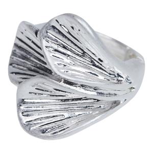 Ring Elastisk, Silverfärgade blad, Lill - the moshi