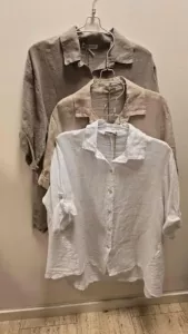 Linneskjorta Sand, Smilla - Soulful Fashion