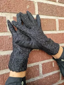 Handskar Teddy, Svart Gloria - Soulful Fashion