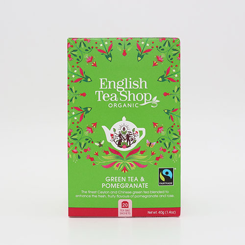 Grönt te Granatäpple EKO, te från English Tea Shop