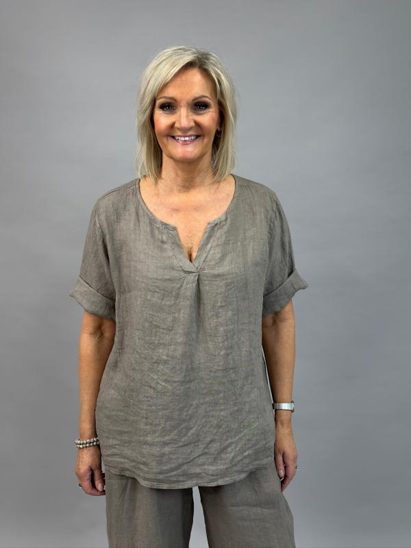 Linnetopp, Taupe (Dessan) - Mix by Heart LEV APRIL