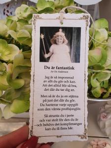 Diktkort - Du är fantastisk