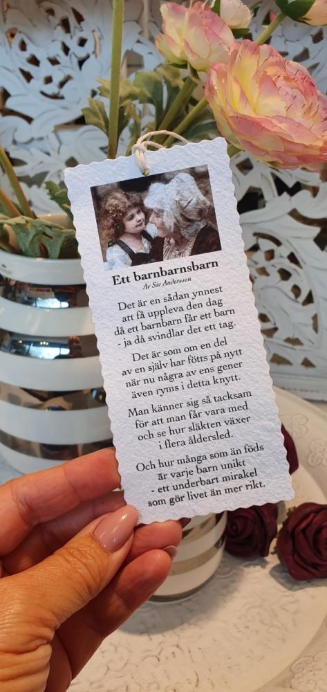 Diktkort - Ett barnbarnsbarn