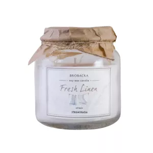 Doftljus Brobacka Fresh Linen 395g - Strömshaga