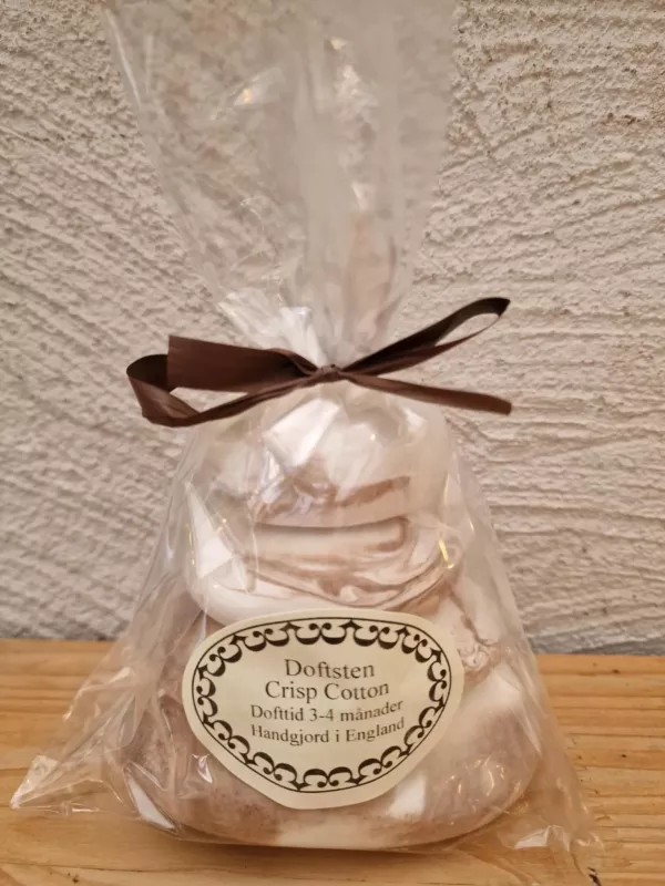 Doftstenar Pebbles - Crisp Cotton (Mocca/Vit)
