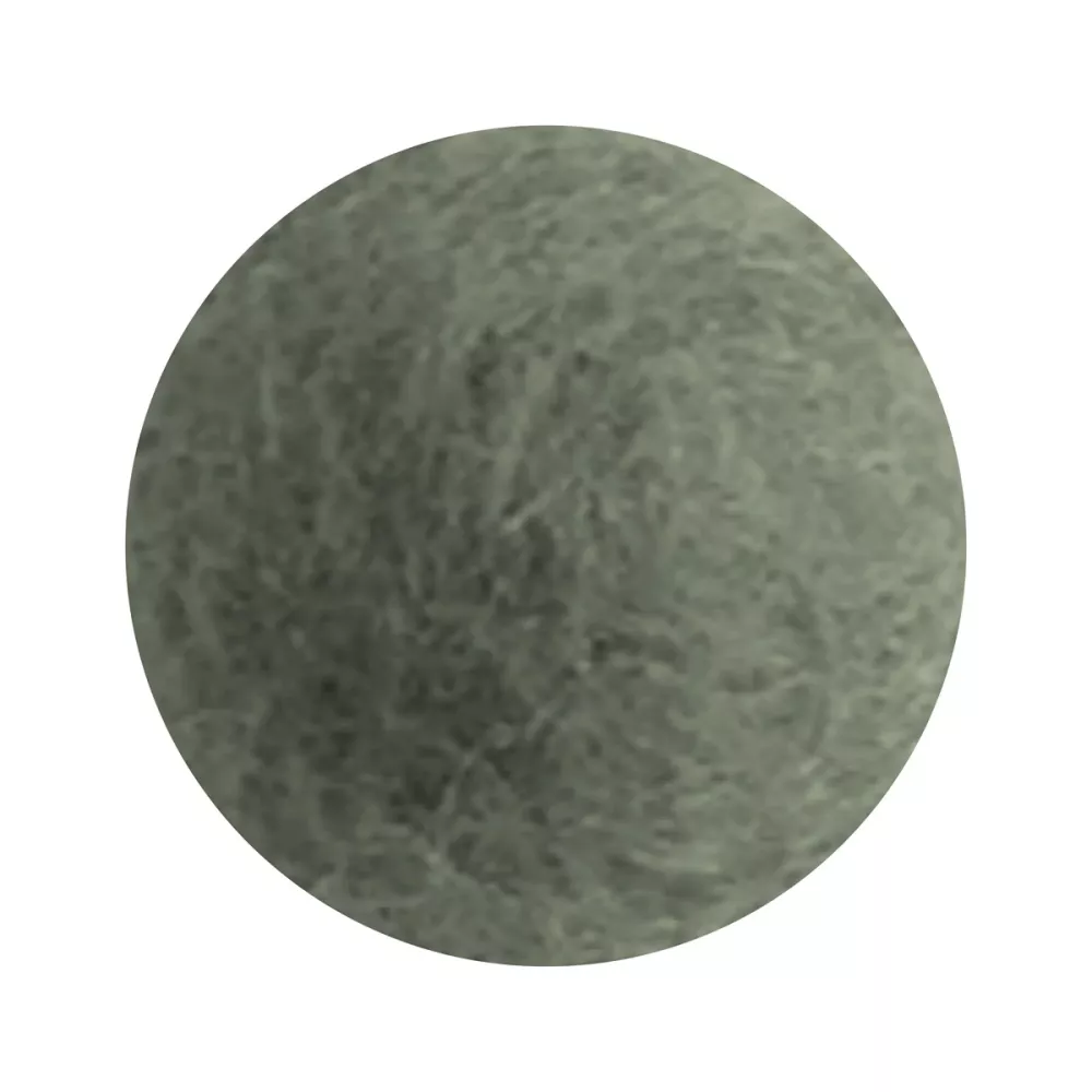 Dusty light green, blomma i tovad ull, X-large (12212) - Én Gry & Sif