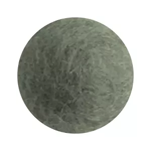 Dusty light green, blomma i tovad ull, X-large (12212) - Én Gry & Sif