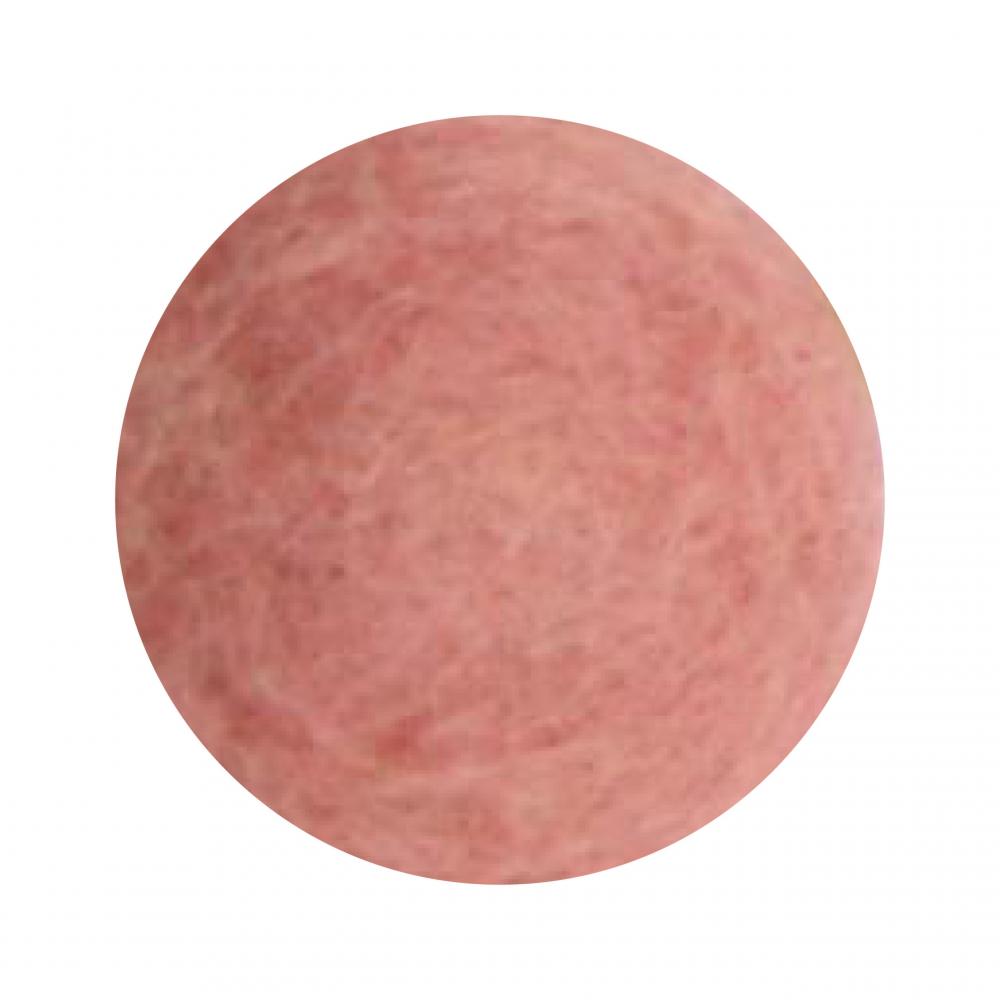 Dusty red (skär) blomma i tovad ull, liten (16229) - Én Gry & Sif