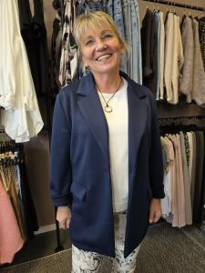 Kavaj mjukis, Marinblå Vide - Soulful Fashion