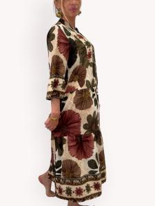 Maxiklänning Blommig Khaki, Assia - Gemini