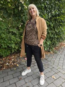 Kavaj i "mocka", Kamel Vendela (Lång) - Caramelle Fashion