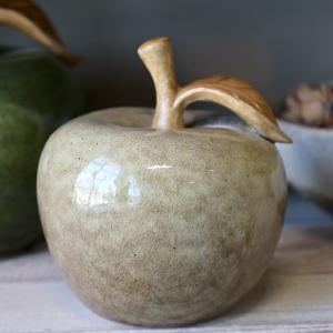 Äpple Lattefärgat, Höjd: 13 cm - Chic Antique