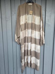 Kimono, Tie Dye Taupe / Creme, Mora - Coconut Milk