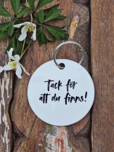 Nyckelring, Tack för att du finns - Gamla Stans Kreativa