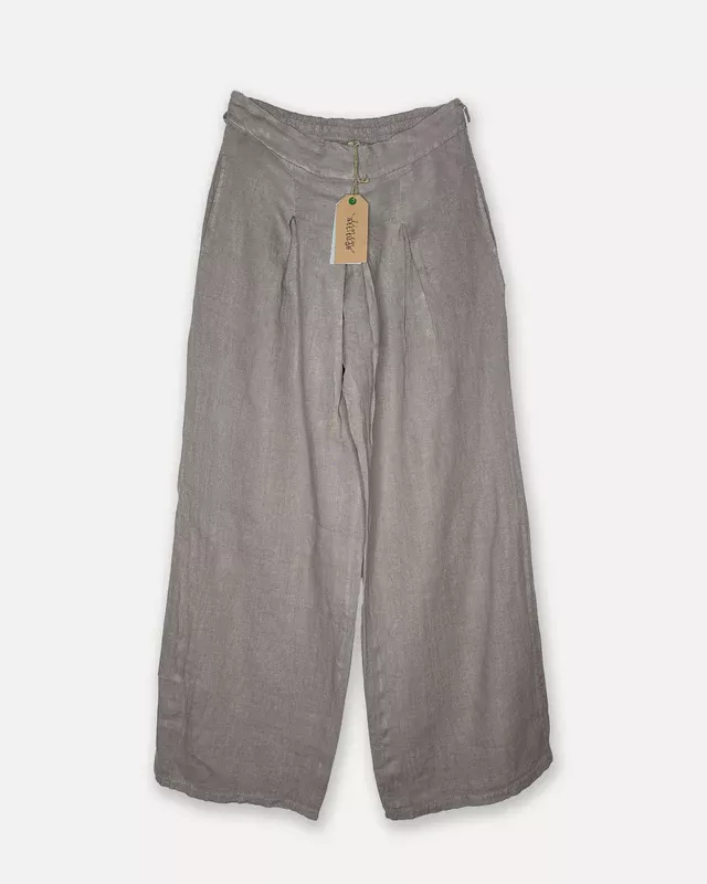 Linnebyxa Taupe, Lizette - Linen Attitude (Reunion) (1 = M/L)