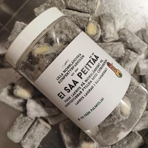 Lakrits, Ei saa peittää, 250 g - Lilla Norrländska Konfektyrfabriken