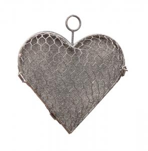 Eldgarden, Hjärta i hönsnät, platt baksida