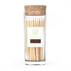 Eldstickan tändstickor, vit stor