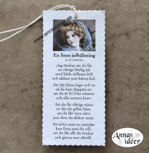 Diktkort - En liten julhälsning